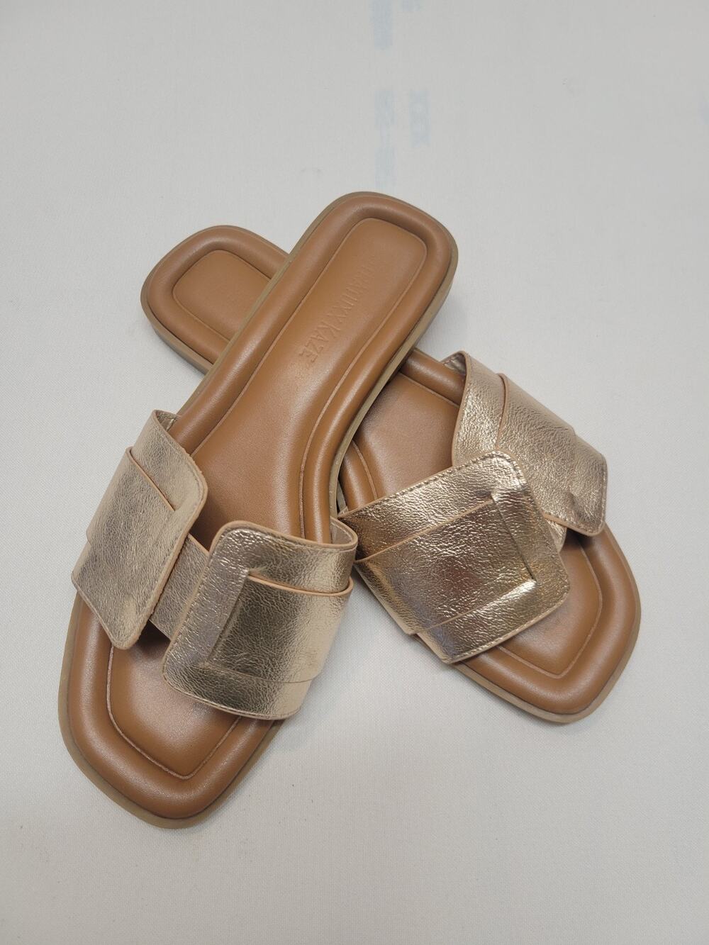Stratuxx Kaze Womens Sandal Flat H-Band Slide-On Size 6 M